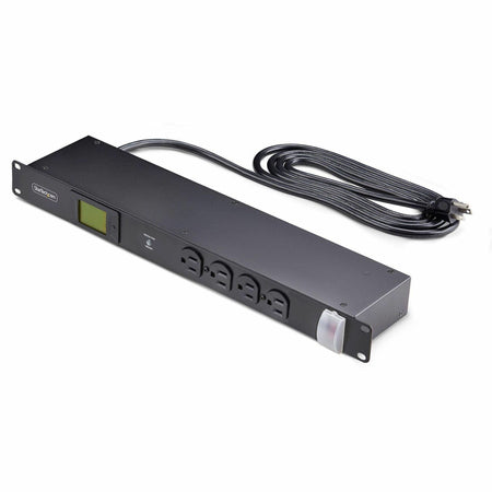StarTech.com 16-Outlet Horizontal Rack Mount Metered PDU, 1U Server Power Strip w/Surge Protector, 125V/15A, 8ft (2.4m) Power Cord, TAA - 16NM8-RACK-MOUNT-PDU