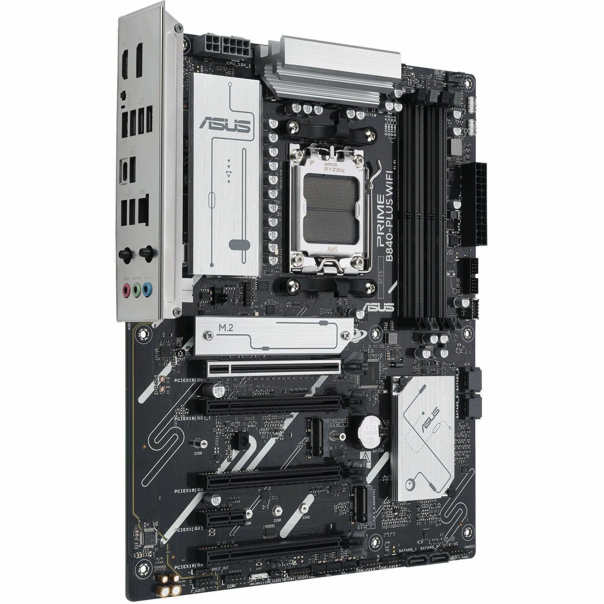 Asus Prime B840-PLUS WIFI Gaming Desktop Motherboard - AMD B840 Chipset - Socket AM5 - ATX - PRIME B840-PLUS WIFI