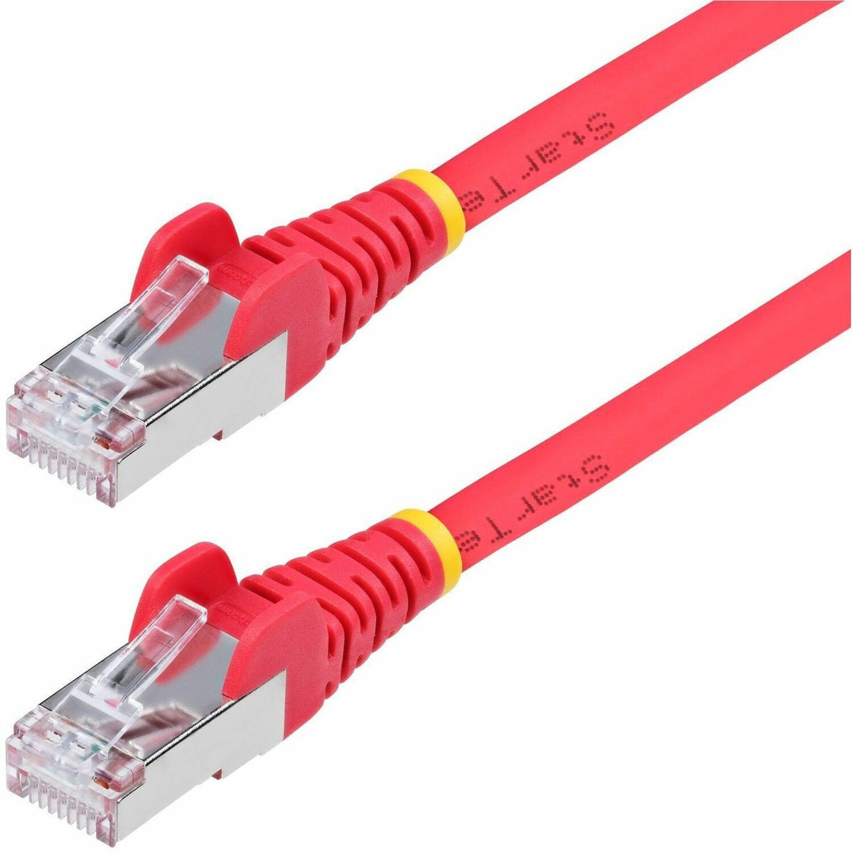 StarTech.com 50ft Red CAT6a Ethernet Cable, Snagless RJ45, 10G, 100W PoE, S/FTP, LSZH, 27AWG Pure Copper, 500MHz, Shielded Network Cord - NLRD-50F-CAT6A-PATCH