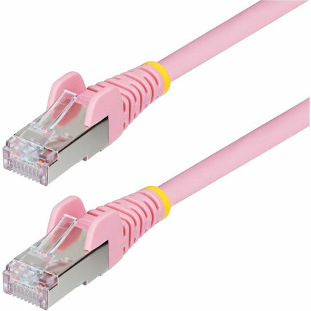StarTech.com 10ft Pink CAT6a Ethernet Cable, Snagless RJ45, 10G, 100W PoE, S/FTP, LSZH, 27AWG Bare Copper, 500MHz, Shielded Network Cord - NLPN-10F-CAT6A-PATCH
