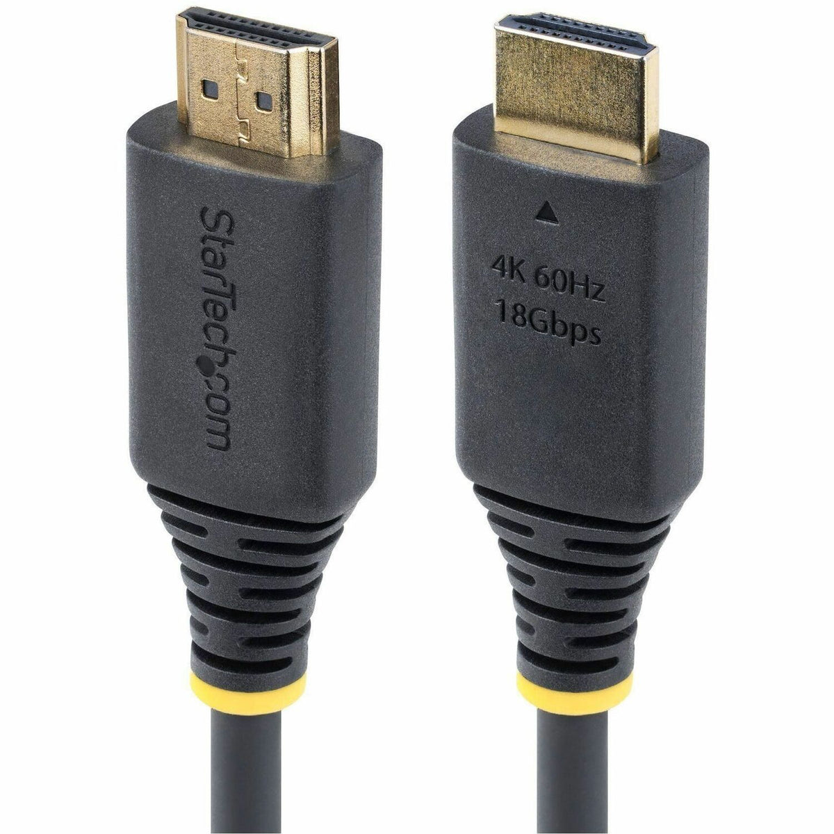 StarTech.com 1ft (30cm) High Speed HDMI Cable, 4K 60Hz/1440p 144Hz, 18Gbps, UHD HDMI 2.0 Cord, TPE Jacket - HDMI2-CABLE-4K60-1F