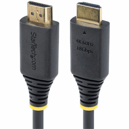 StarTech.com 1ft (30cm) High Speed HDMI Cable, 4K 60Hz/1440p 144Hz, 18Gbps, UHD HDMI 2.0 Cord, TPE Jacket - HDMI2-CABLE-4K60-1F