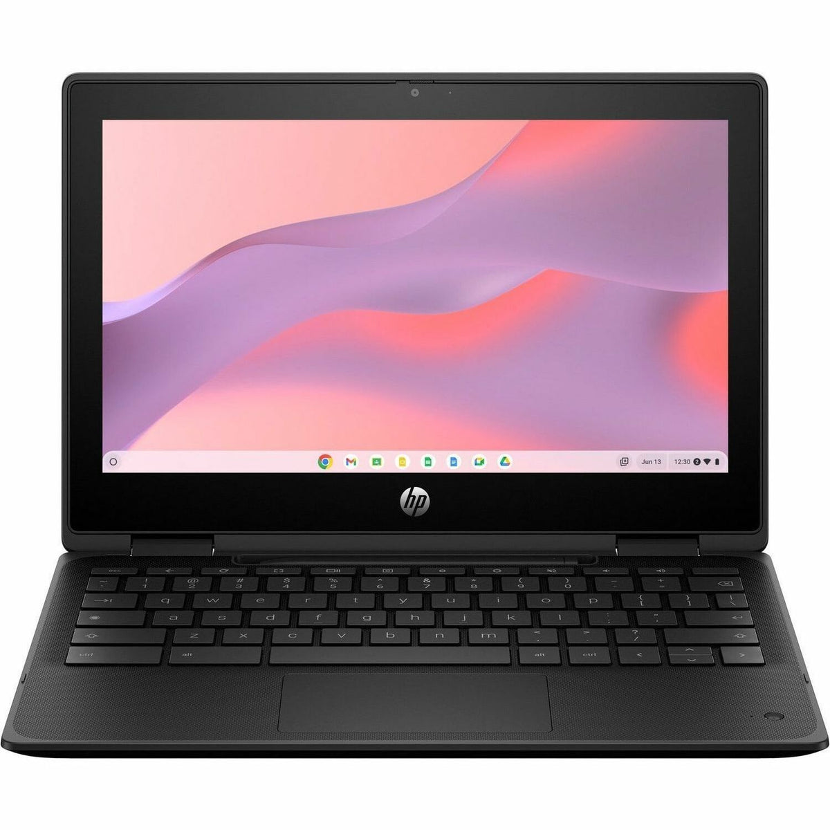 HP Fortis Flip G1m 11.6" Touchscreen Convertible 2 in 1 Chromebook - HD - Octa-core (ARM Cortex A76 + Cortex A55) - 64 GB Flash Memory - English Keyboard - Jet Black - Smart Buy - B61BLUT#ABA