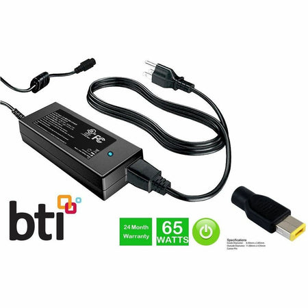 BTI 4X20E75157-BTI 20V 65W AC ADAPTER LENOVO THINKPAD T440 20B7, W550S 20E1, S531 20B0, E455 20DE, T440S 20AR, S431 20BA, S431 20AX, T440P 20AW - 4X20E75157-BTI