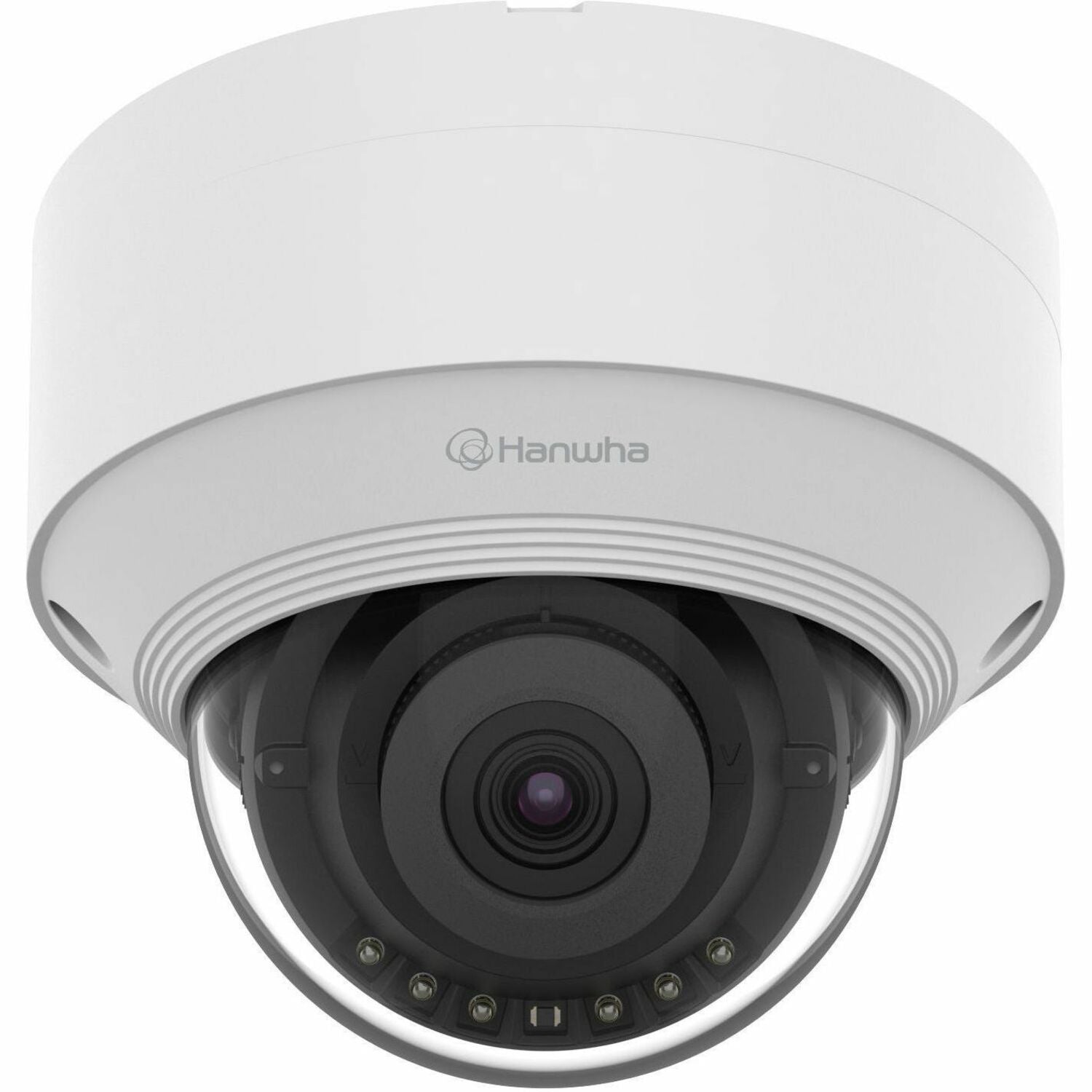 Wisenet QNV-C8013R 5 Megapixel Outdoor Network Camera - Color - Dome - White - TAA Compliant - QNV-C8013R