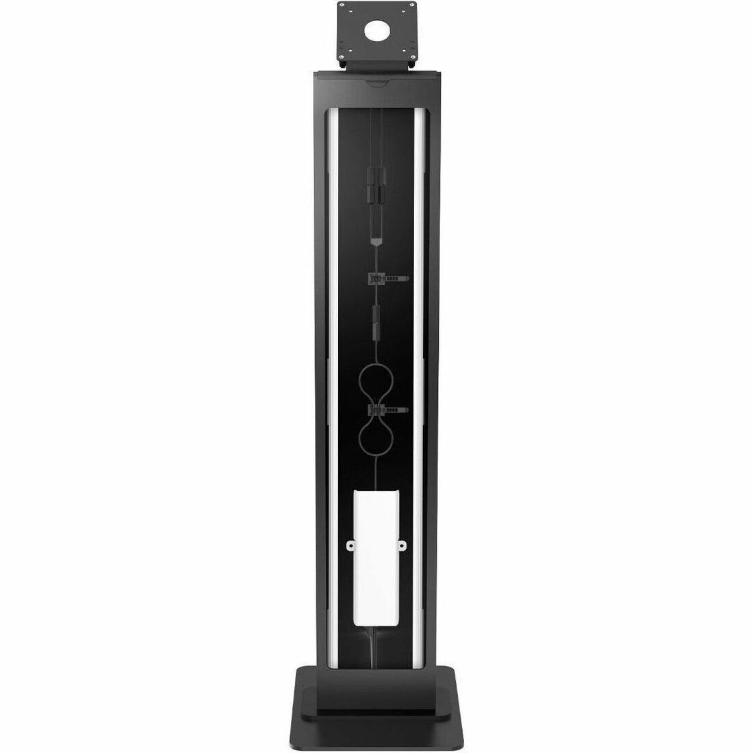 MacLocks Tablet Floor Stand with Brandable Lightning Panel - 140BLK01-US