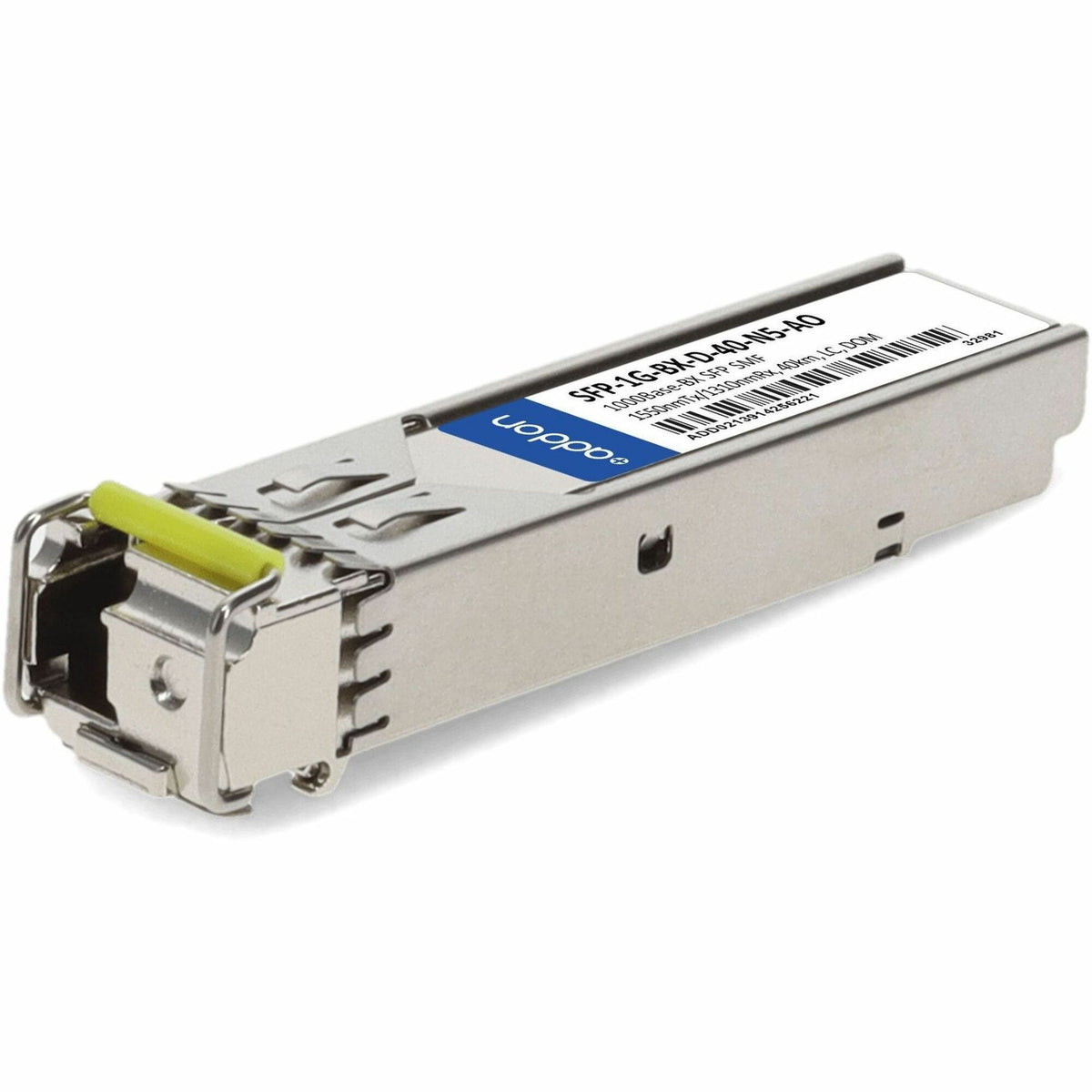 AddOn Alcatel-Lucent Nokia&reg; Compatible TAA Compliant 1000Base-BX SFP Transceiver (SMF, 1550nmTx/1310nmRx, 40km, LC, DOM) - SFP-1G-BX-D-40-N5-AO