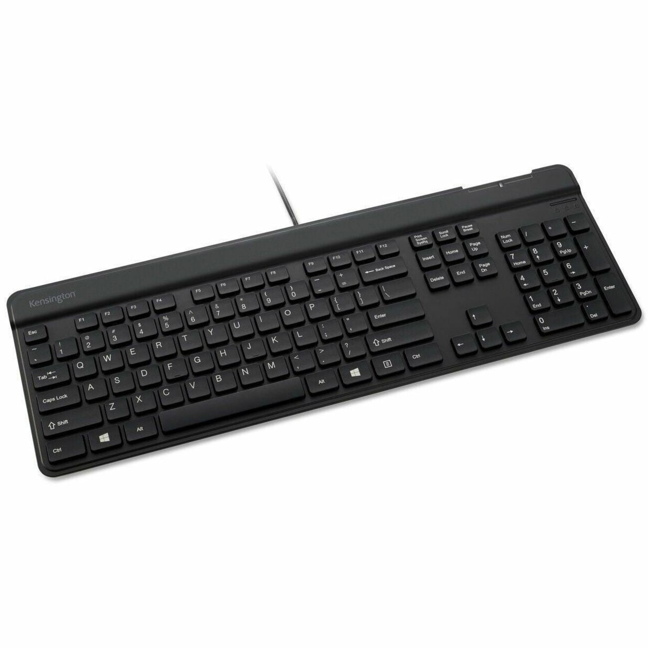 Kensington KB201C Simple Solutions™? Wired Keyboard with Smart Card Reader (CAC) - TAA - K75454TAA