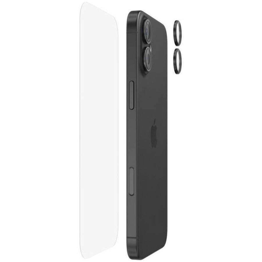 Belkin TemperedGlass Camera Lens Protector 2-Pack for iPhone 16 / iPhone 16 Plus - OVA181FQBK