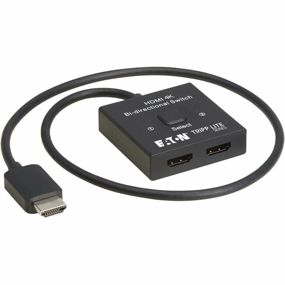 Eaton Tripp Lite Series 2x1 Bi-Directional HDMI Switch - 4K 60 Hz, HDR, HDCP Passthrough - B119-002-BDS