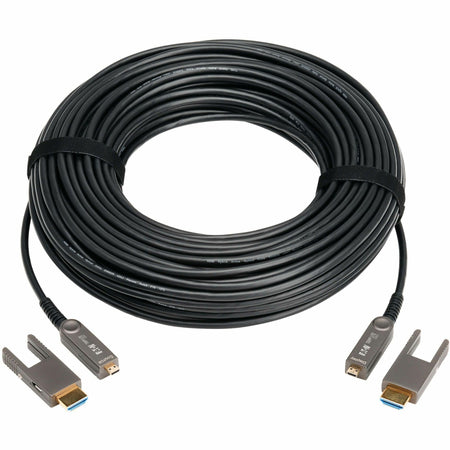 Eaton Tripp Lite Series 8K HDMI Fiber Active Optical Cable (AOC) with Detachable Connectors (M/M) - 8K UHD @ 60 Hz, HDR, HDCP 2.3, Black, 20 m (66 ft.) - P568FMM-20M-8K6