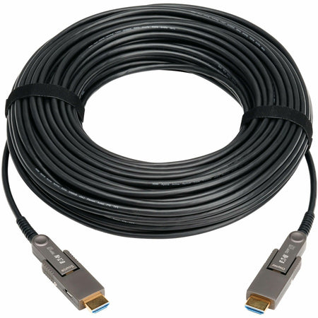 Eaton Tripp Lite Series 8K HDMI Fiber Active Optical Cable (AOC) with Detachable Connectors (M/M) - 8K UHD @ 60 Hz, HDR, HDCP 2.3, Black, 40 m (131 ft.) - P568FMM-40M-8K6