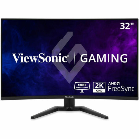 ViewSonic VX3228C-2K 32 Inch 1440p Curved Gaming Monitor with 1ms, 180Hz, FreeSync, Eye Care, HDMI, and DisplayPort Inputs - VX3228C-2K