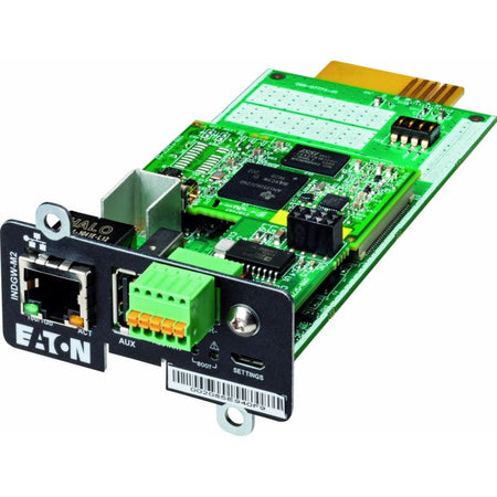 Eaton Cybersecure Gigabit Industrial Gateway Card for UPS and PDU, UL 2900-1 and IEC 62443-4-2 Certified - INDGW-M2