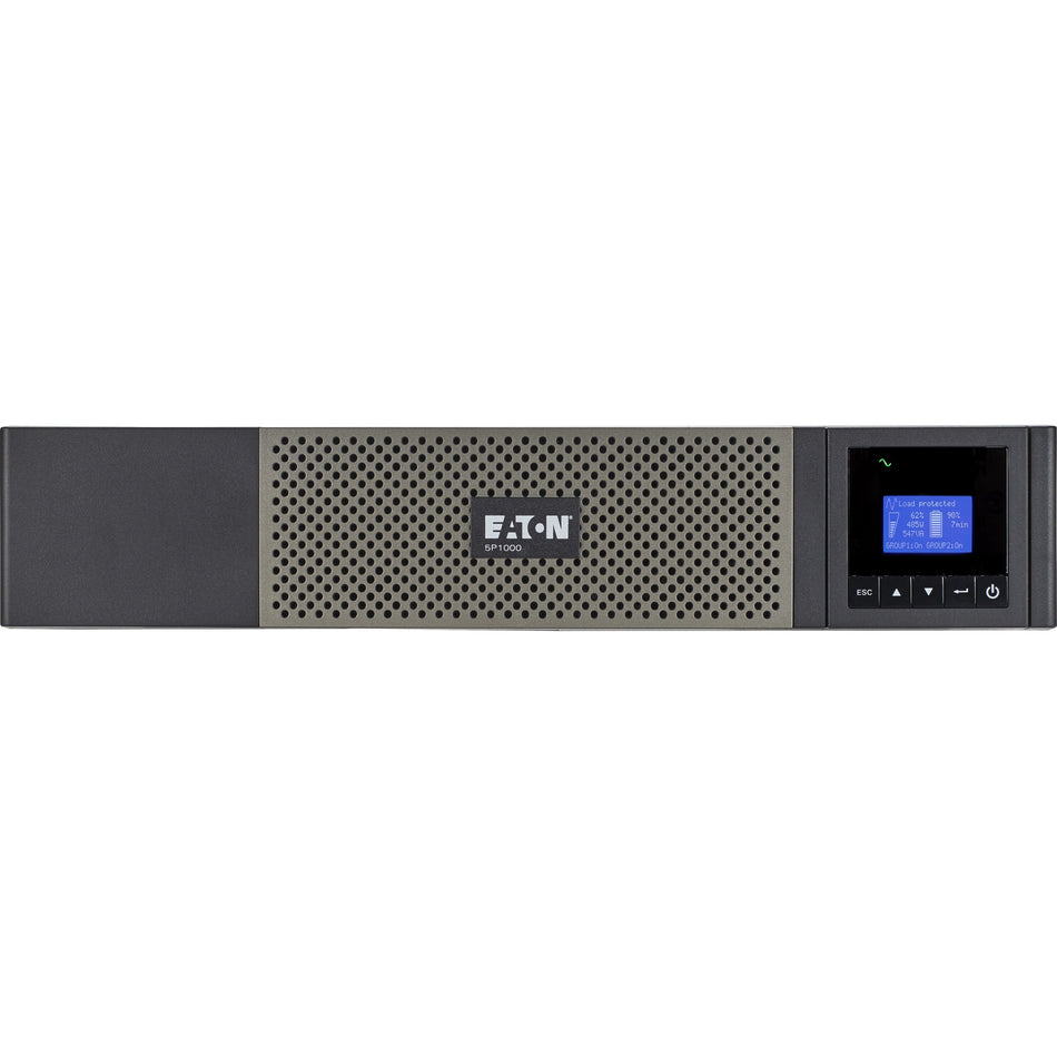 Eaton 5P UPS 1000VA 770W 120V Line-Interactive UPS, 5-15P, 10x 5-15R Outlets, 16-Inch Depth, True Sine Wave, Cybersecure Network Card Option, 2U - 5P1000RC