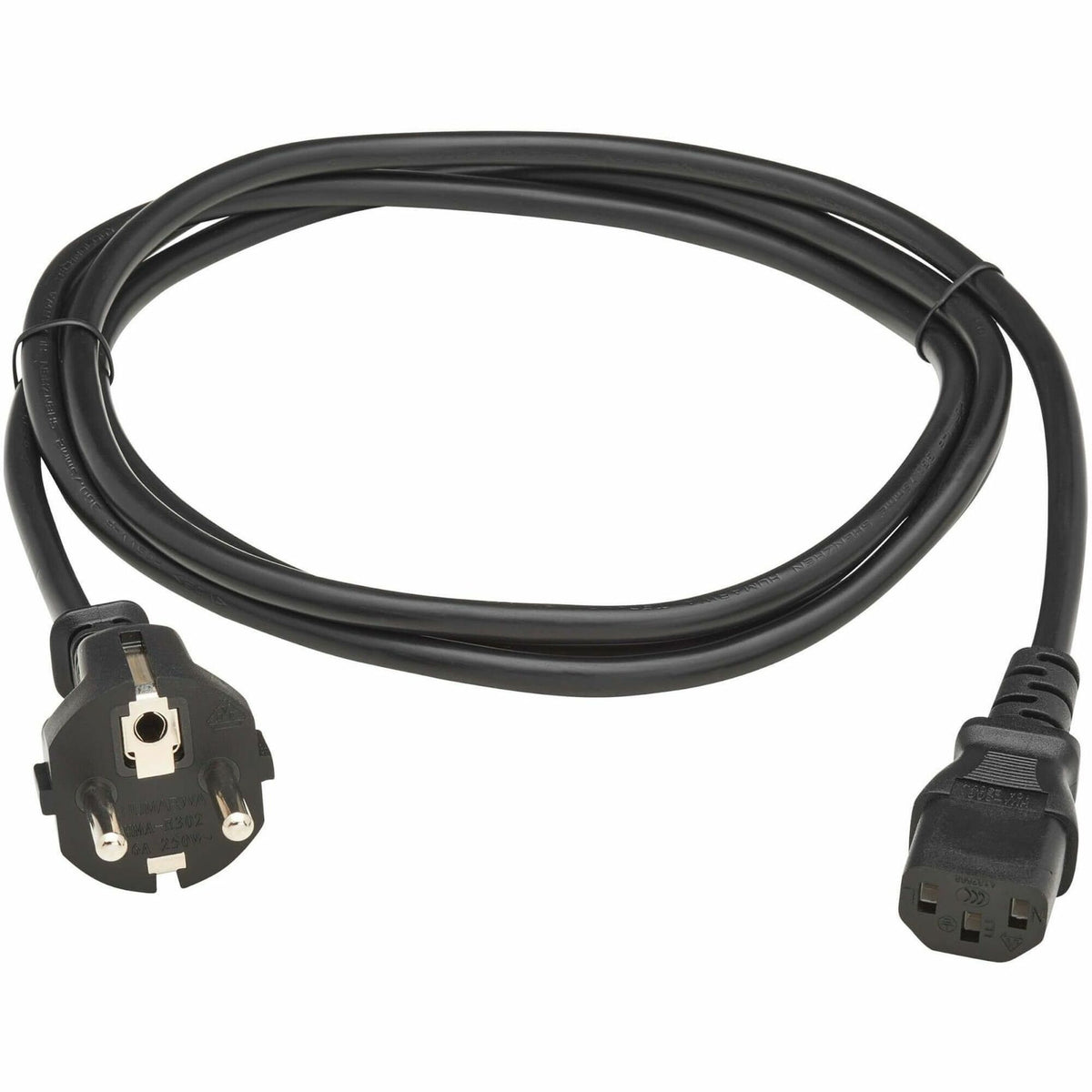 Eaton Tripp Lite Series PDU Power Cord, Schuko to C13 - 10A, 100-250V, H05VV-F, 2 m (6.6 ft.), Black - P05402MEU
