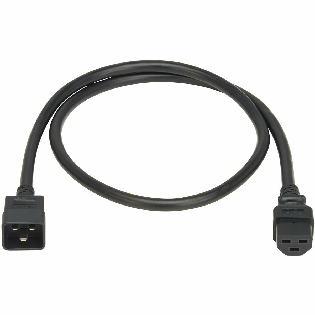 Eaton Tripp Lite Series Power Cord, C20 to C21 - Heavy-Duty, 20A, 250V, 12 AWG, 5 ft. (1.5 m), Black - P035-005