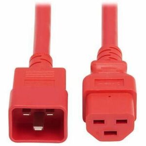 Eaton Tripp Lite Series Power Cord, C20 to C21 - Heavy-Duty, 20A, 250V, 12 AWG, 6 ft. (1.8 m), Red - P035-006-ARD