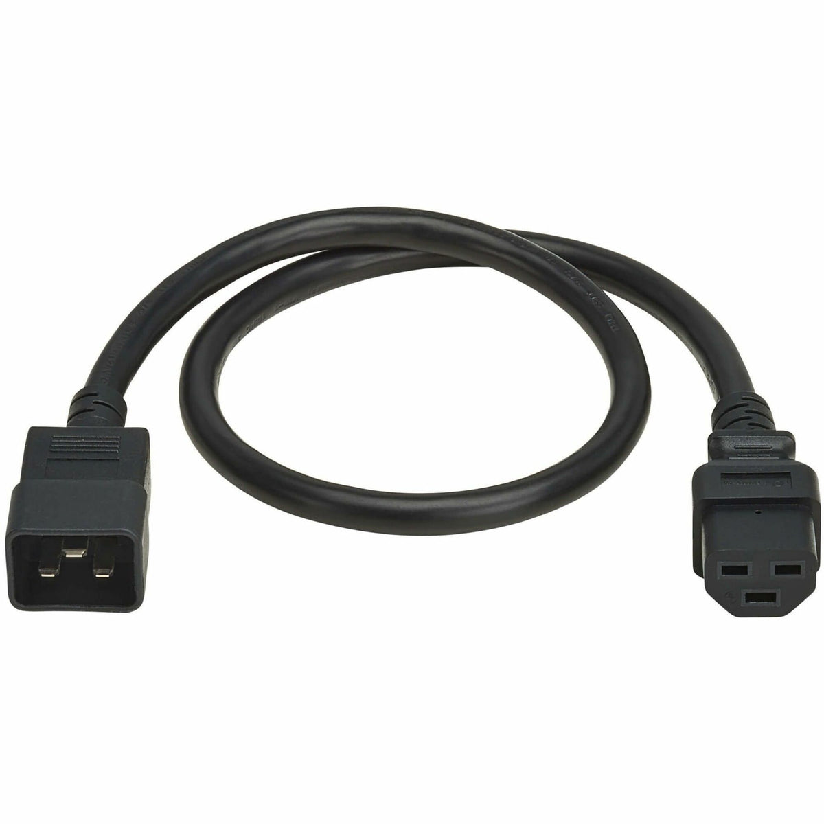 Eaton Tripp Lite Series Power Cord, C20 to C21 - Heavy-Duty, 20A, 250V, 12 AWG, 2 ft. (0.6 m), Black - P035-002