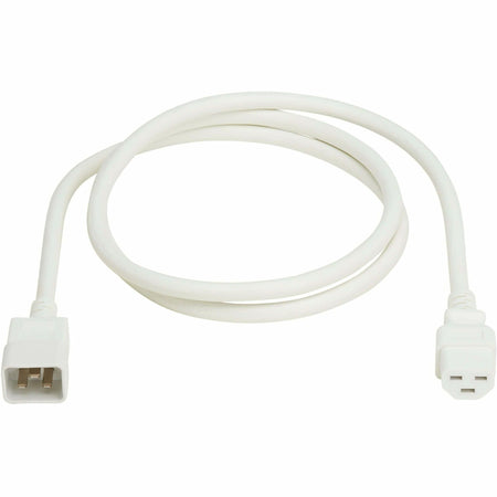 Eaton Tripp Lite Series Power Cord, C20 to C21 - Heavy-Duty, 20A, 250V, 12 AWG, 6 ft. (1.8 m), White - P035-006-AWH