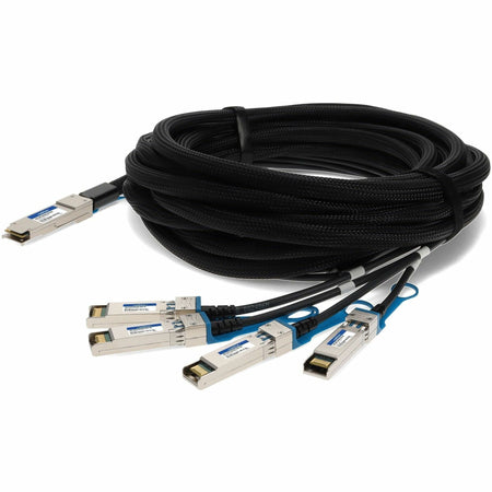 AddOn Juniper Networks&reg; JNP-QSFP-DACBO-7MA Compatible TAA 40GBase-CU QSFP+ to 4xSFP+ Direct Attach Cable (Active Twinax, 7m) - JNP-QSFP-DACBO-7MA-AO