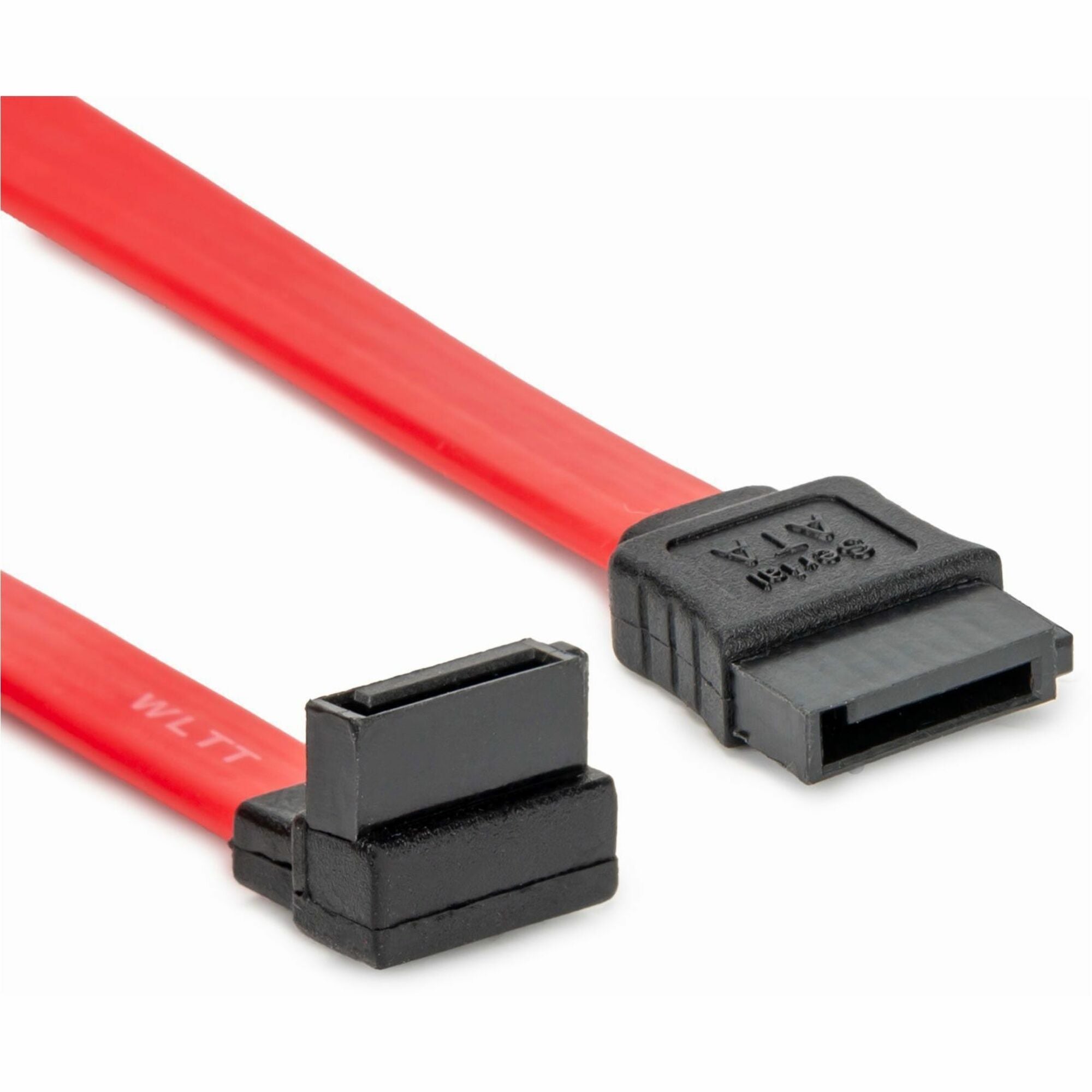 Rocstor 18in SATA to Left Angle SATA Cable - Y10C864-RD