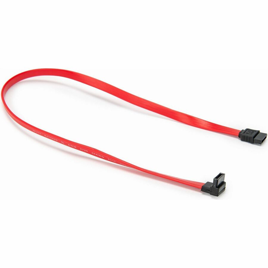 Rocstor 18in SATA to Left Angle SATA Cable - Y10C864-RD