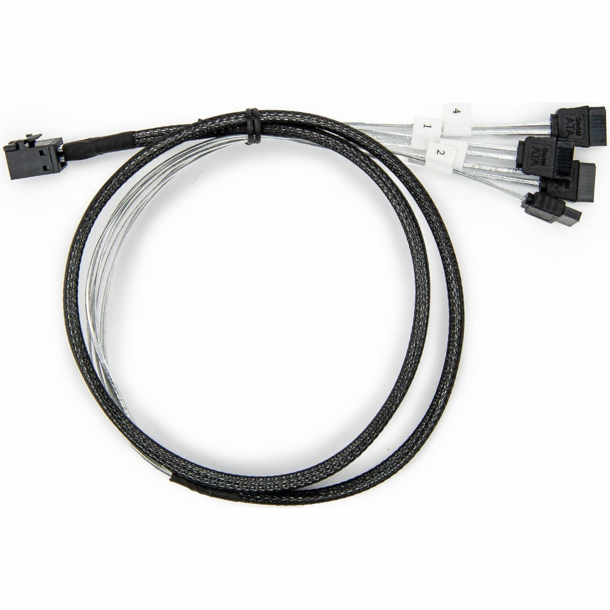 Rocstor Internal Mini SAS to SATA Cable - SFF-8643 to 4x SATA - Y10C870-B1
