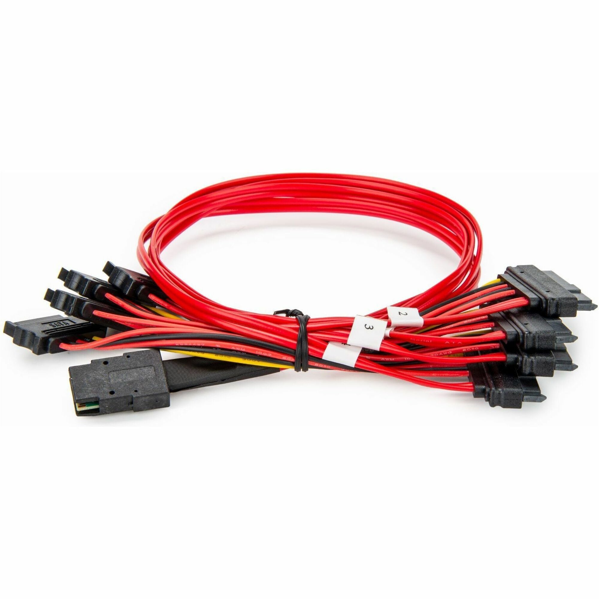Rocstor 50cm Internal Serial Attached SCSI Mini SAS Cable - SFF8087 to 4x SFF8482 - Y10C871-RD