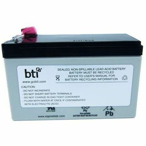 BTI RBC51-SLA51-BTI SEALED LEAD ACID BATTERY FOR APC - 2yr Warranty - AVR750U, AVR750UTAA, AVR900U, AVRX750U, BC600TU, BC800U, BCPERS450, BCPRO600, ECO1000LCD, ECO750UPS - RBC51-SLA51-BTI