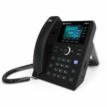 AudioCodes 425HD IP Phone - Corded - Corded - 3 Multiple Conferencing - Black - IP425HDEG