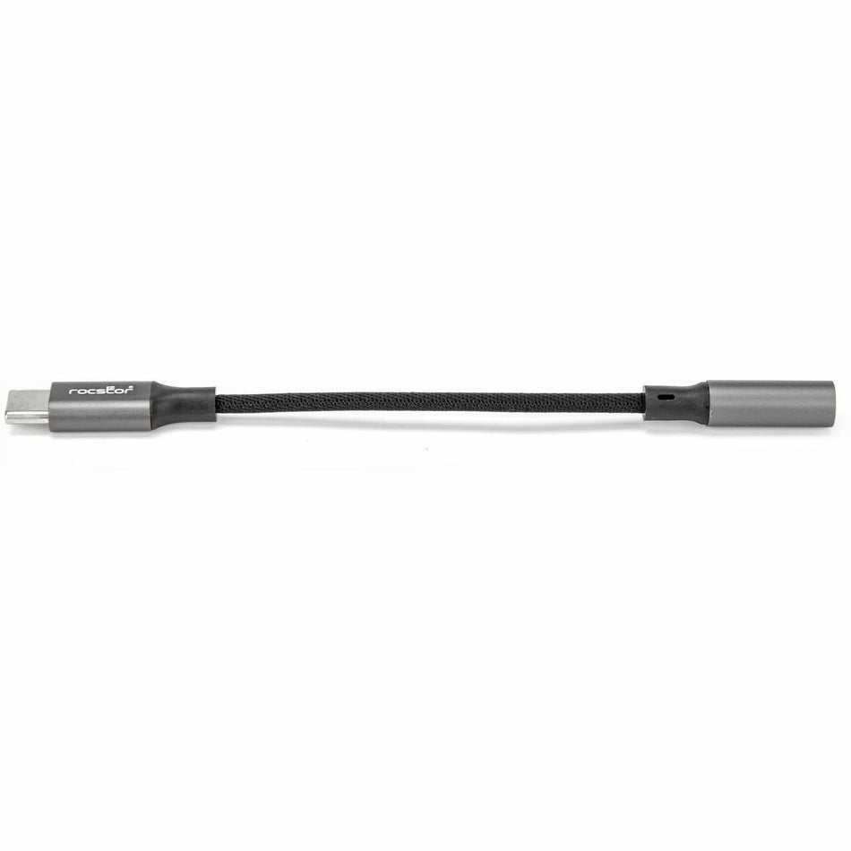 Rocstor Premium USB-C to Hi-Res 3.5mm Audio Adapter DAC 44.1/48/96KHz Sample Rate - Y10A333-B1