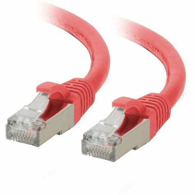 C2G 7ft (2.1m) Cat6a Snagless Shielded (STP) Ethernet Network Patch Cable - Red - C2G07366