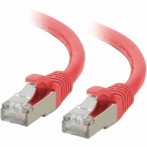 C2G 7ft (2.1m) Cat6a Snagless Shielded (STP) Ethernet Network Patch Cable - Red - C2G07366