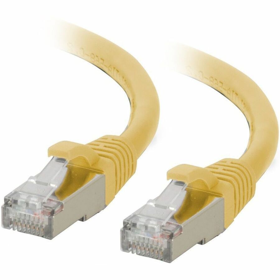 C2G 7ft (2.1m) Cat6a Snagless Shielded (STP) Ethernet Network Patch Cable - Yellow - C2G07376