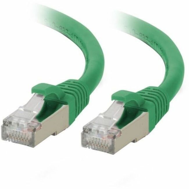 C2G 25ft (7.6m) Cat6a Snagless Shielded (STP) Ethernet Network Patch Cable - Green - C2G07361
