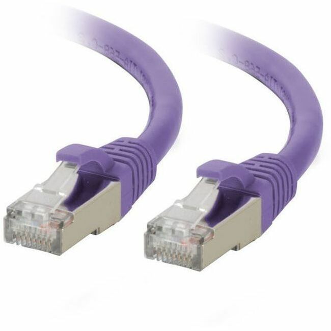 C2G 15ft (4.6m) Cat6a Snagless Shielded (STP) Ethernet Network Patch Cable - Purple - C2G07402
