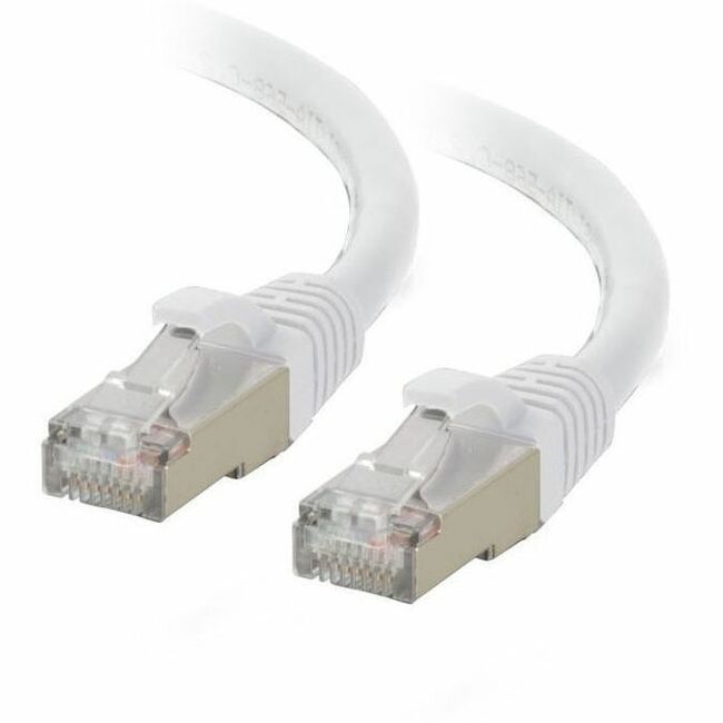 C2G 15ft (4.6m) Cat6a Snagless Shielded (STP) Ethernet Network Patch Cable - White - C2G07388