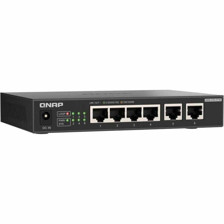 QNAP QSW-2104-2T-R2-US Ethernet Switch - QSW-2104-2T-R2-US