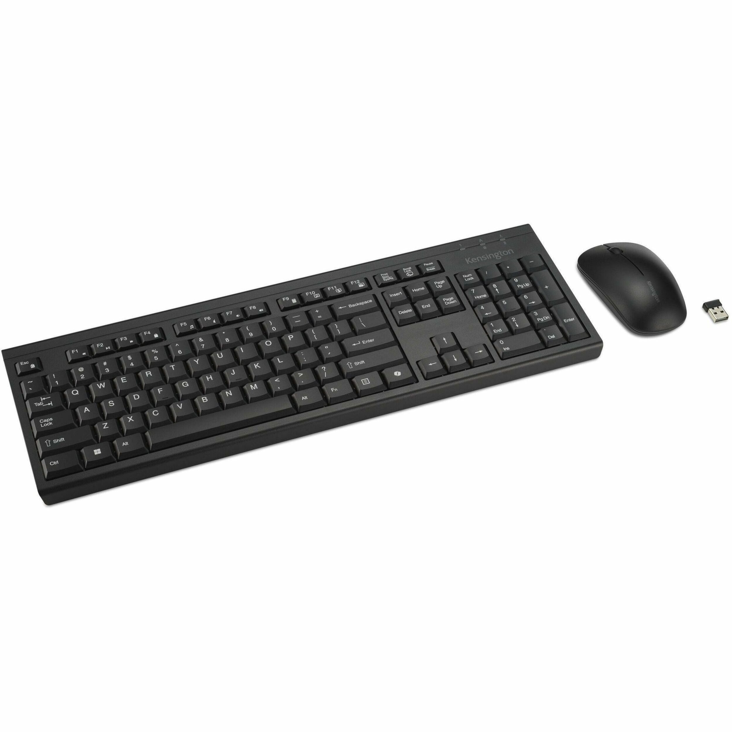 Kensington KM270 EQ Rechargeable Desktop Set - Wireless - K75560NA