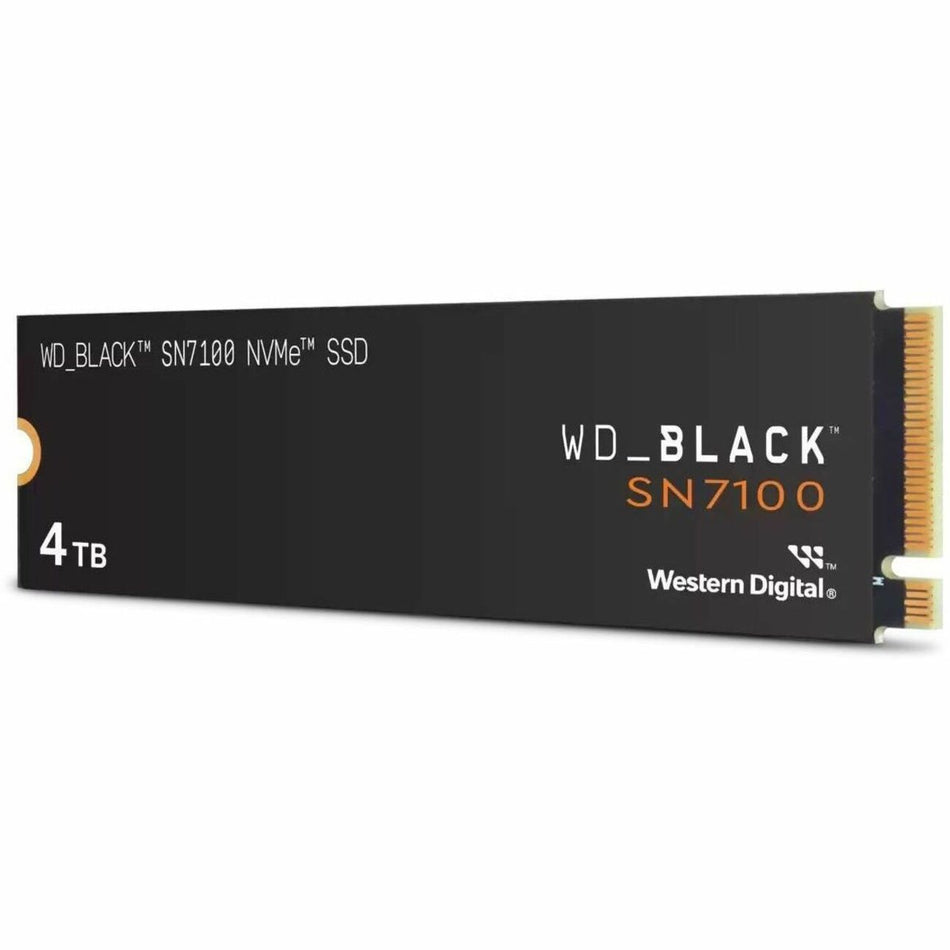 SanDisk WD_BLACK SN7100 WDS400T4X0E-00CJA0 4 TB Solid State Drive - M.2 2280 Internal - PCI Express NVMe (PCI Express NVMe 4.0) - WDS400T4X0E-00CJA0