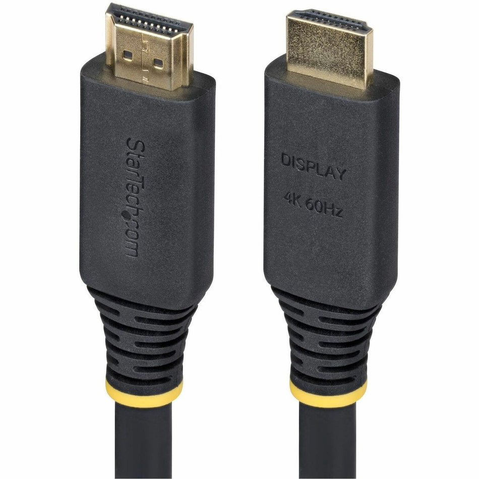 StarTech.com 30ft (9.1m) Active High Speed HDMI Cable, 4K 60Hz/1440p 144Hz, 18Gbps, UHD HDMI 2.0 Cord, TPE Jacket - HDMI2-CABLE-4K60-30F