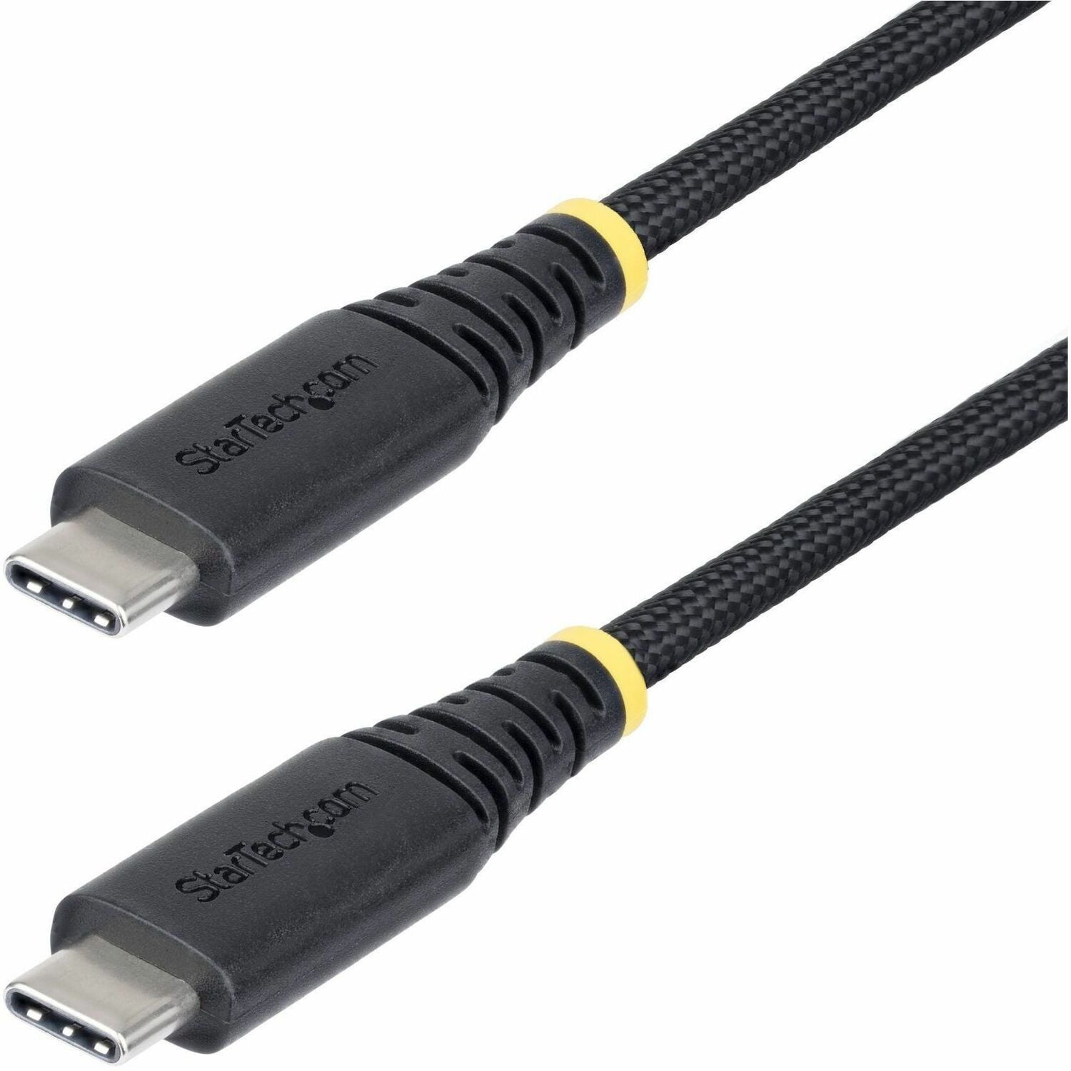 StarTech.com 3ft (91cm) USB-C Charging Cable, 240W PD EPR, Dual-Layer Silicone/Braided Jacket, Rugged USB 2.0 Laptop Charge Cord, USB-IF - S2CEPR3F-USB-CABLE