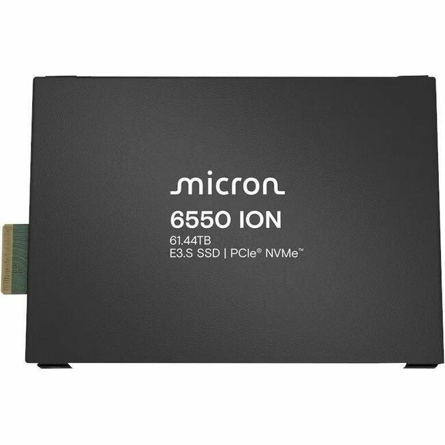 Micron 6550 ION 61.44 TB Solid State Drive - 2.5" Internal - U.2 (PCI Express NVMe 5.0 x4) - TAA Compliant - MTFDLAL61T4THL-1BK1DFCYYR