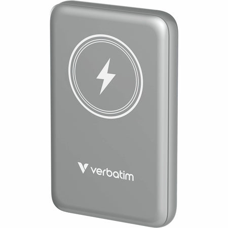 Verbatim Charge 'n' Go Magnetic Wireless Power Bank 10000 mAh - Grey - 32249