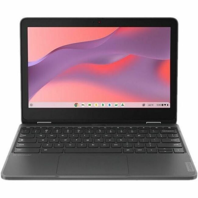 Lenovo 300e Yoga Chromebook Gen 4 82W2002GUS 11.6" Touchscreen Convertible 2 in 1 Chromebook - HD - 60 Hz - Octa-core (ARM Cortex A76 + Cortex A55) - 4 GB - 32 GB Flash Memory - English Keyboard - Graphite Gray - 82W2002GUS