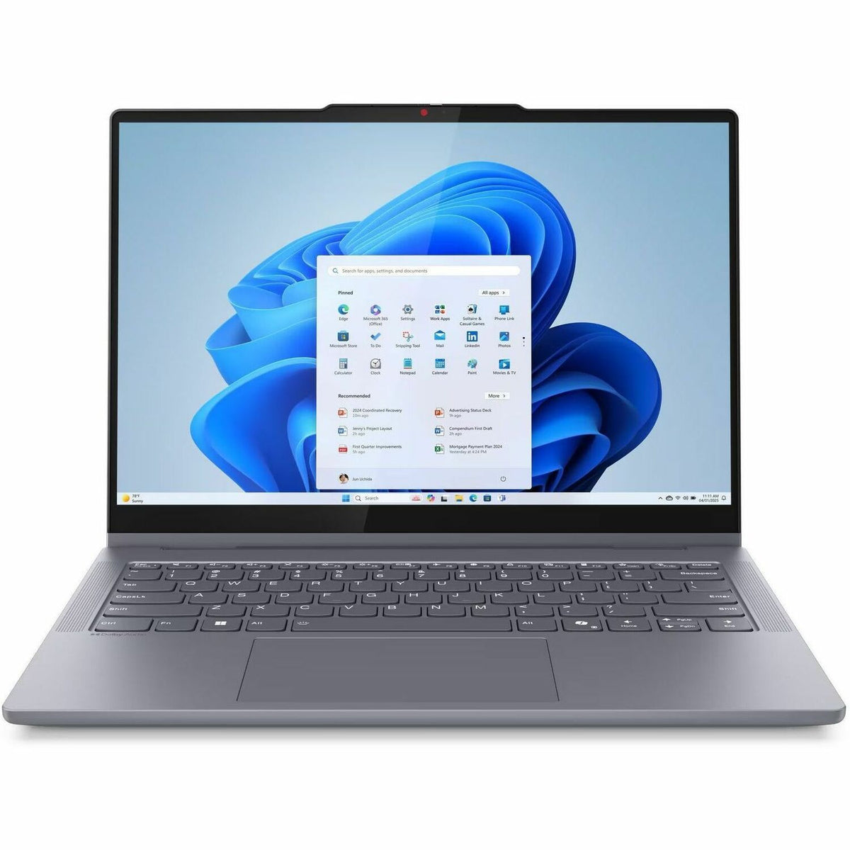 Lenovo IdeaPad 5 14IAL10 83KR001JUS 14" Touchscreen Convertible 2 in 1 Notebook - WUXGA - 60 Hz - Intel Core Ultra 7 255U - 16 GB - 1 TB SSD - English (US) Keyboard - Luna Gray - 83KR001JUS