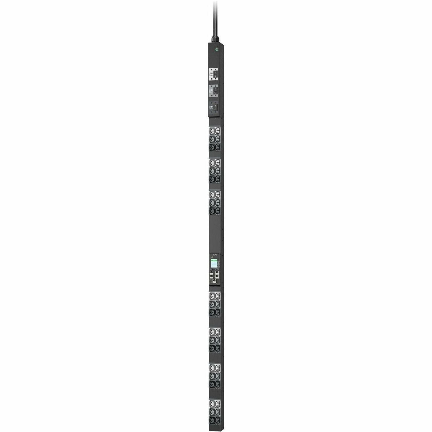 APC NetShelter Rack PDU Advanced Gen 2, Metered, 3Phase, 8.6kW, 208V 30A, L21-30P, 42 Outlet - APDU11351ME