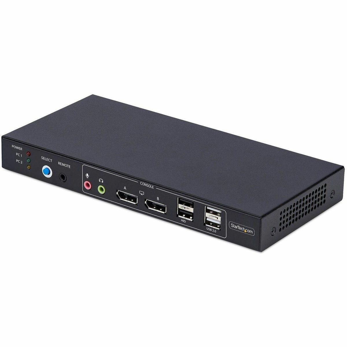 StarTech.com 2-Port Dual-Monitor DisplayPort KVM Switch with Dual View Video Matrix, 4K 60Hz, 4x USB Hub Ports, TAA Compliant - P2ADD121D-KVM-SWITCH