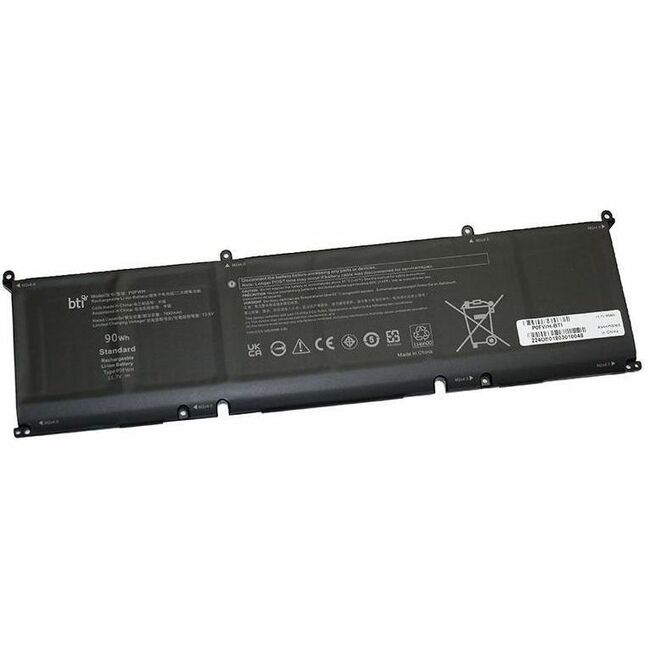 BTI P0FWH-BTI 6-CELL 11.7V LI-ION NOTEBOOK BATTERY P0FWH, 0M9DG0, M9DG0, CN-0M9DG0, 01969N, 1969N, CN-01969N, HGJCY, 0HGJCY, CN-0HGJCY - P0FWH-BTI